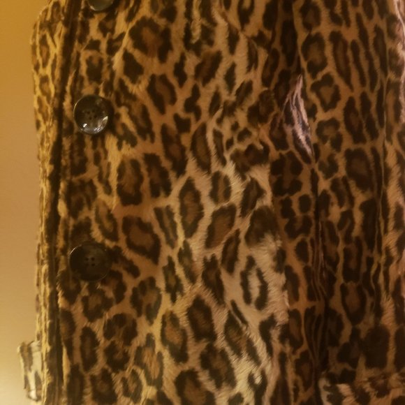 Charles Gray Leopard Print Jacket Size XS - Picture 9 of 14